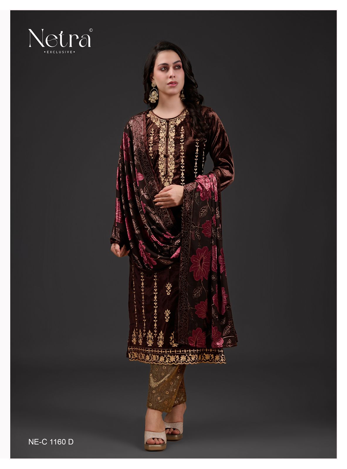 Veronika Netra Velvet Suits Manufacturer