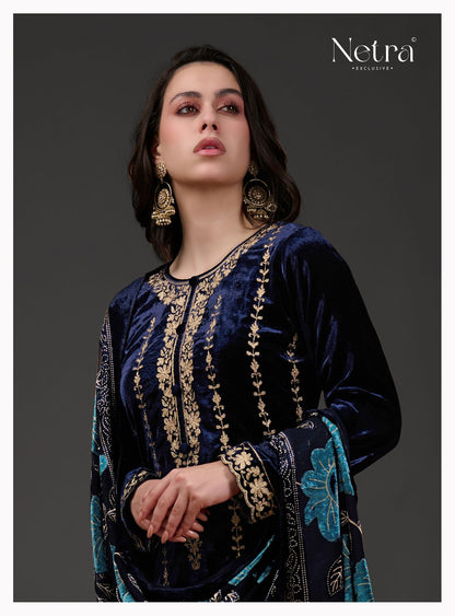 Veronika Netra Velvet Suits Manufacturer