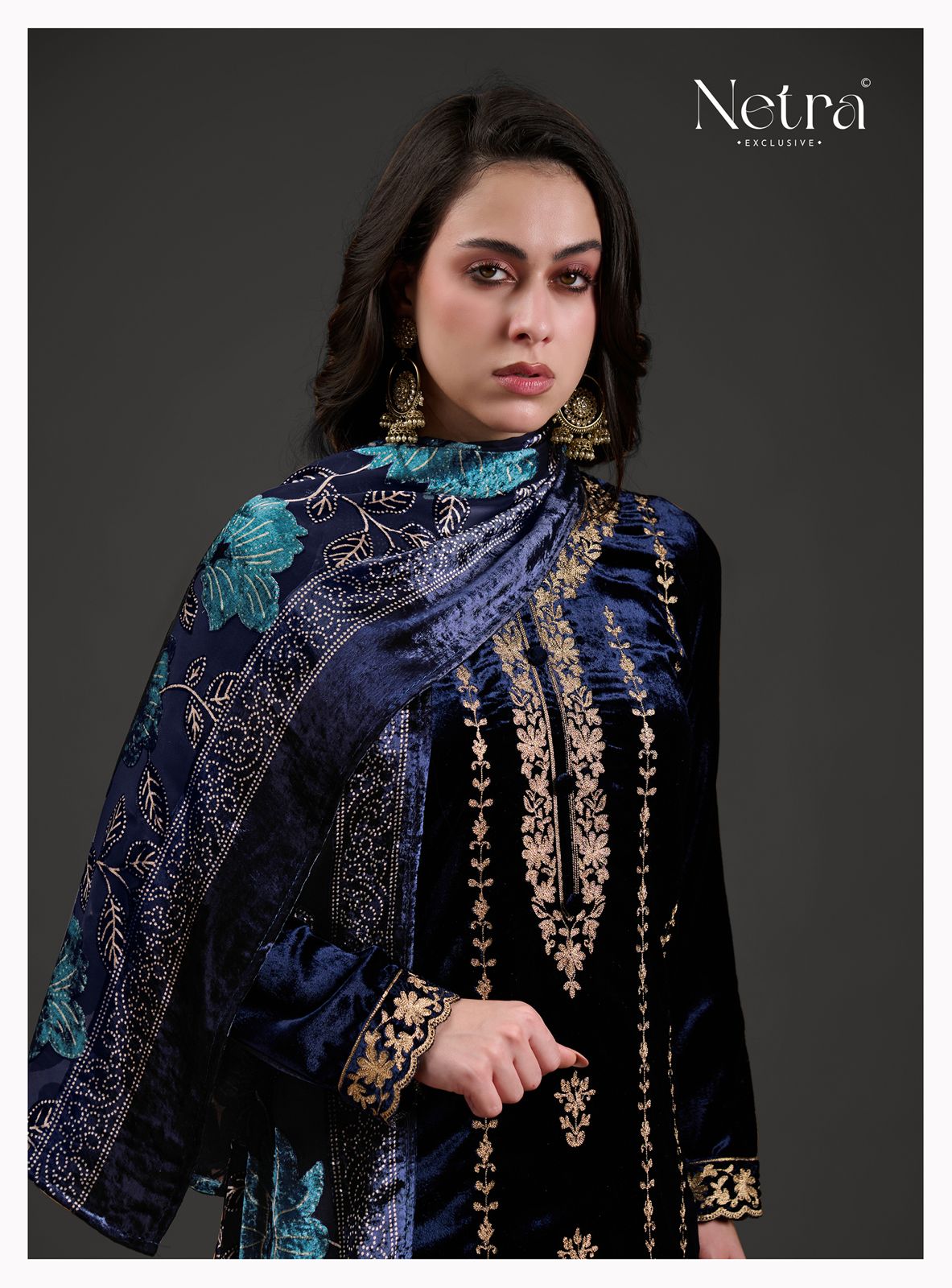 Veronika Netra Velvet Suits Manufacturer