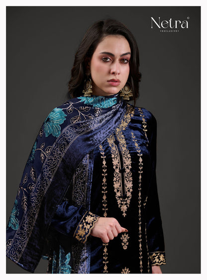 Veronika Netra Velvet Suits Manufacturer