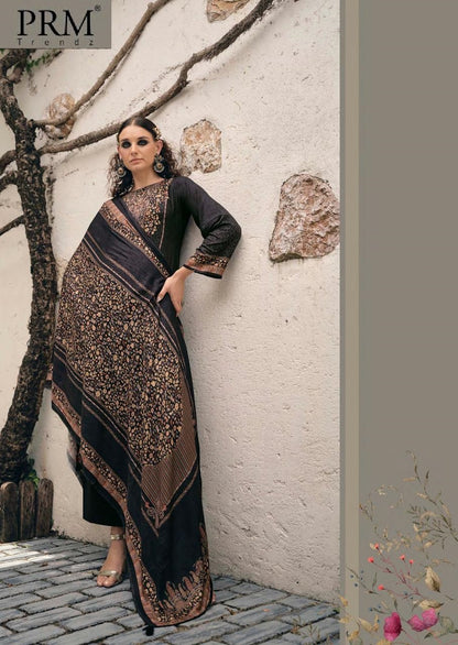 Verra Prm Trendz Viscose Pashmina Suits Supplier Gujarat