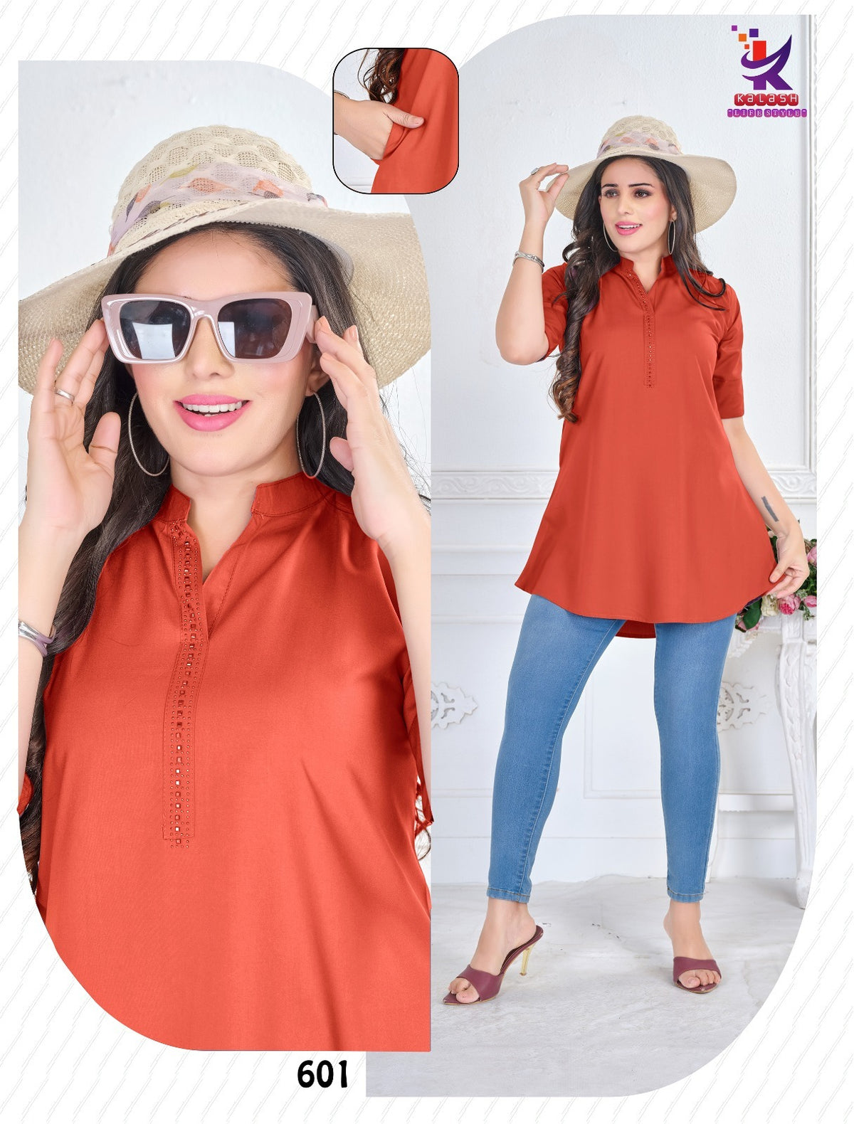Very Nice 4 Mlm Kalash Lifestyle Rayon 22Kg Short Kurtis Wholesaler Ahmedabad