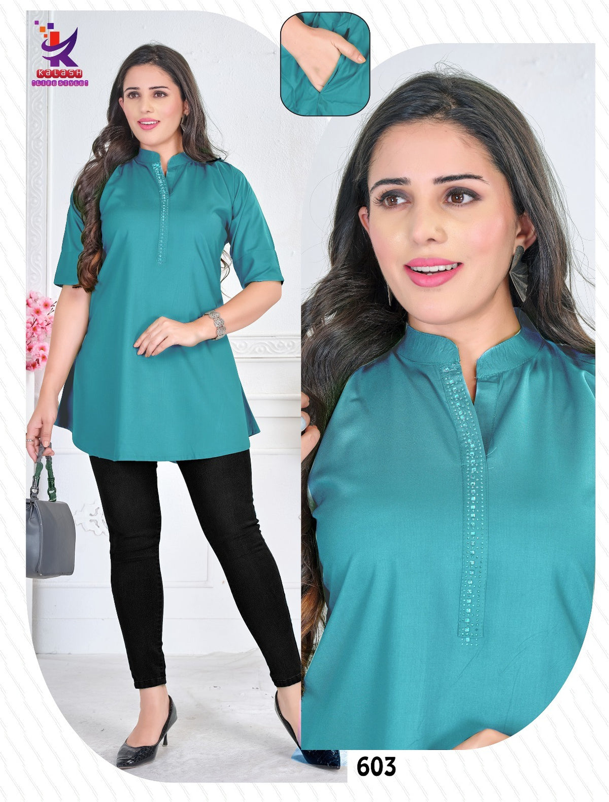 Very Nice 4 Mlm Kalash Lifestyle Rayon 22Kg Short Kurtis Wholesaler Ahmedabad
