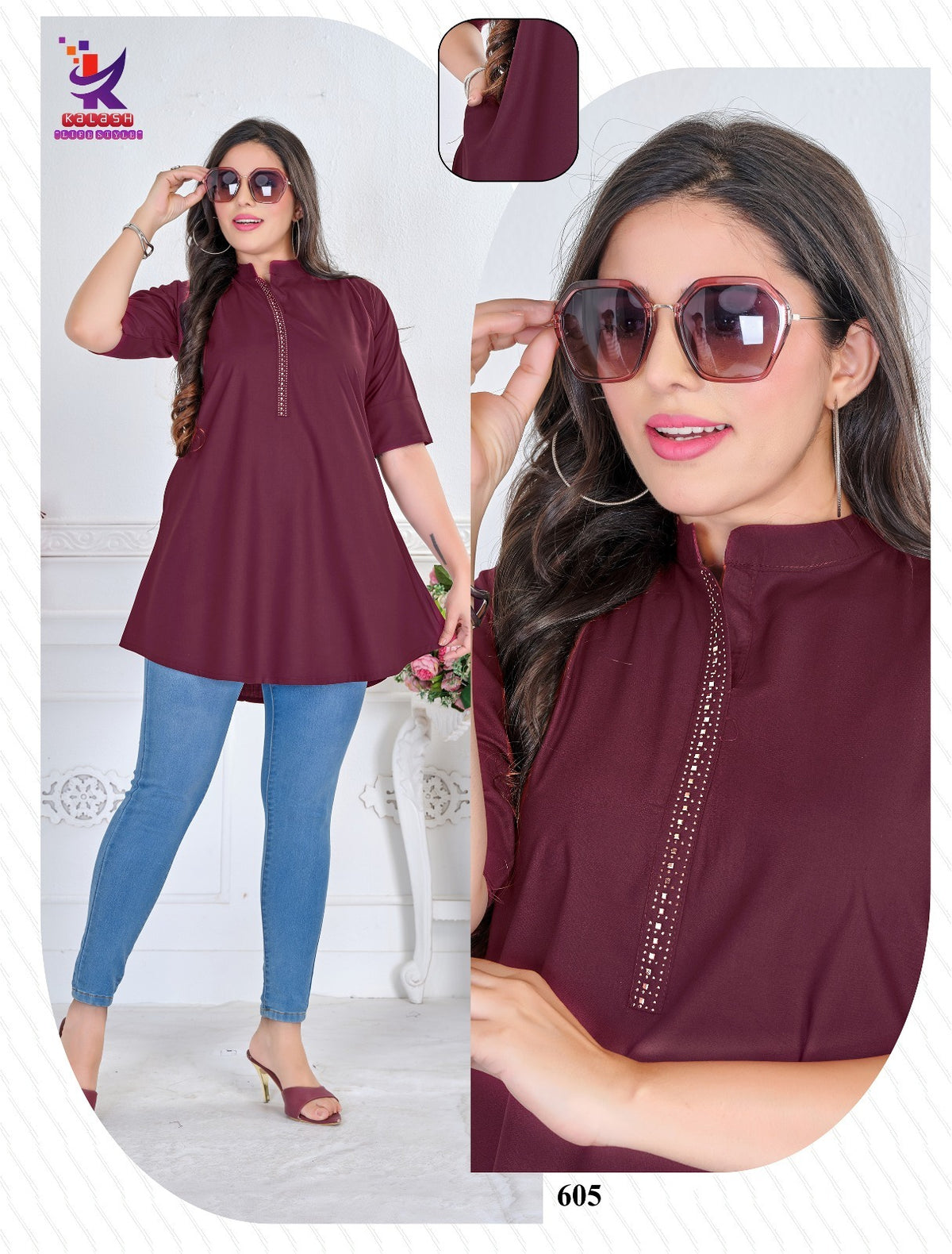 Very Nice 4 Mlm Kalash Lifestyle Rayon 22Kg Short Kurtis Wholesaler Ahmedabad