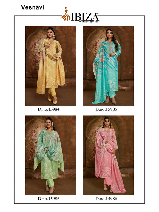 Vesnavi Ibiza Lilen Pant Style Suits Wholesale Price