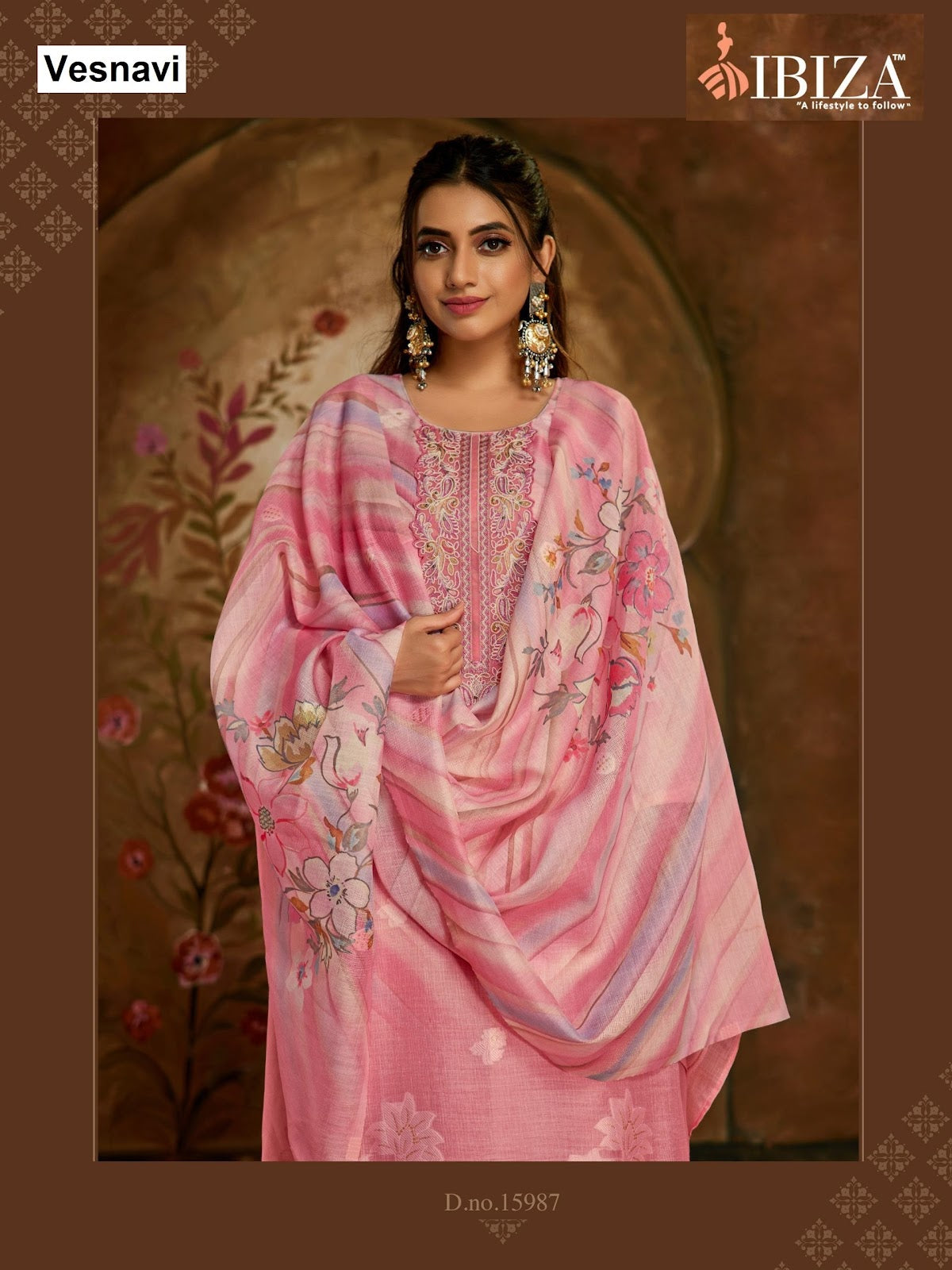 Vesnavi Ibiza Lilen Pant Style Suits Wholesale Price