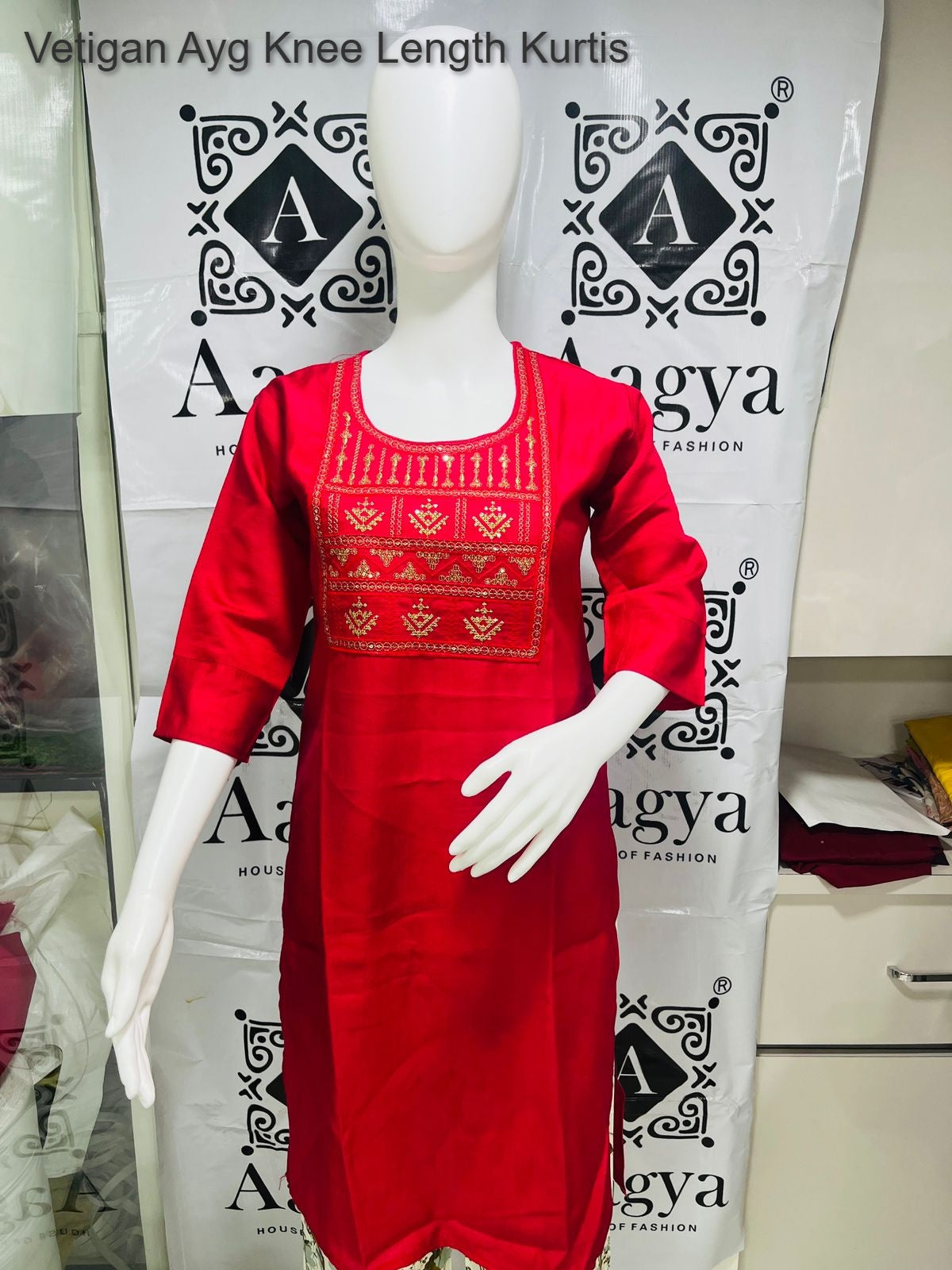 Vetigan Ayg Knee Length Kurtis Exporter