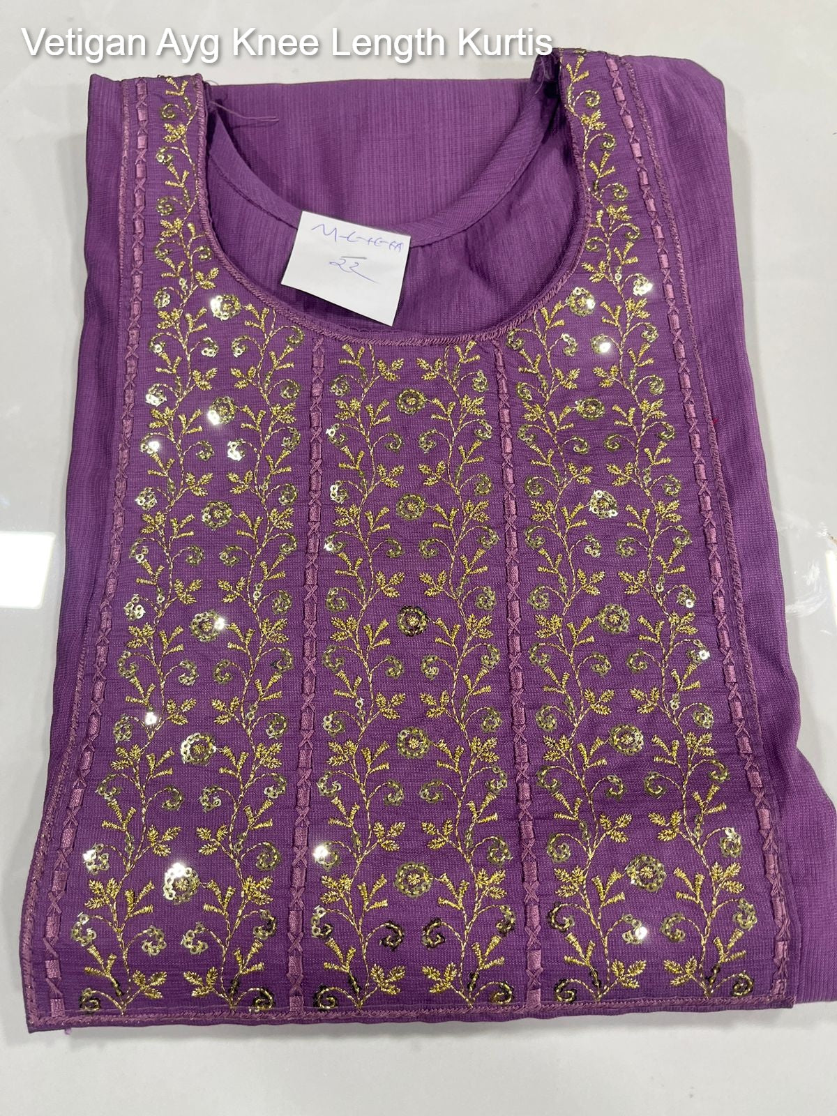 Vetigan Ayg Knee Length Kurtis Exporter