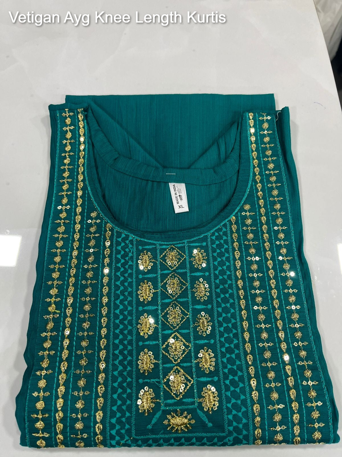 Vetigan Ayg Knee Length Kurtis Exporter