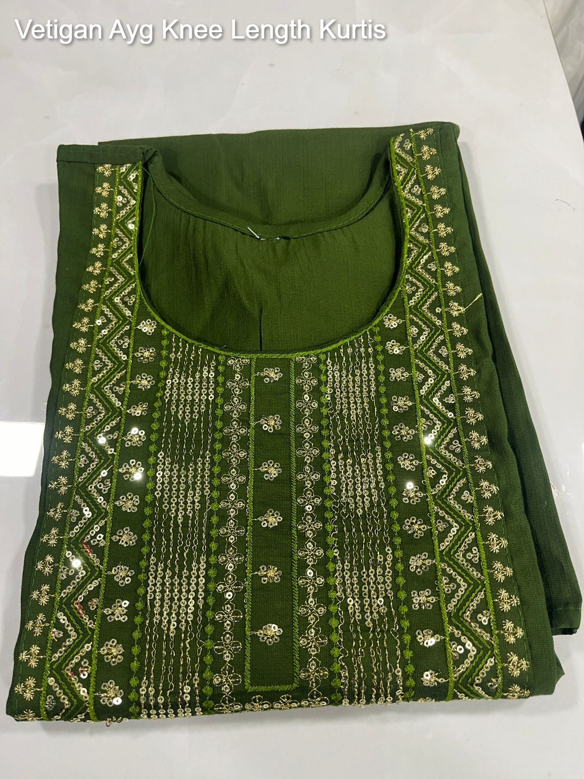 Vetigan Ayg Knee Length Kurtis Exporter