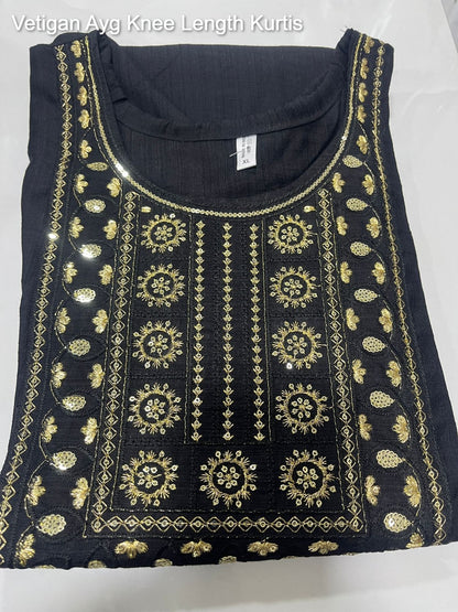 Vetigan Ayg Knee Length Kurtis Exporter