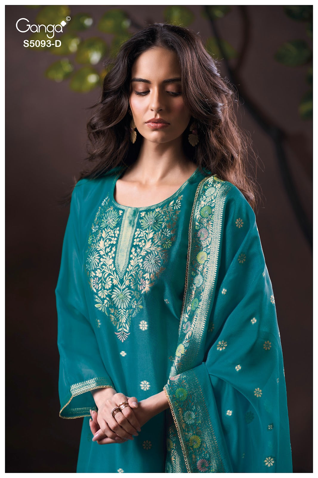 Veya S5093 Ganga Woven Silk Pant Style Suits Manufacturer Gujarat