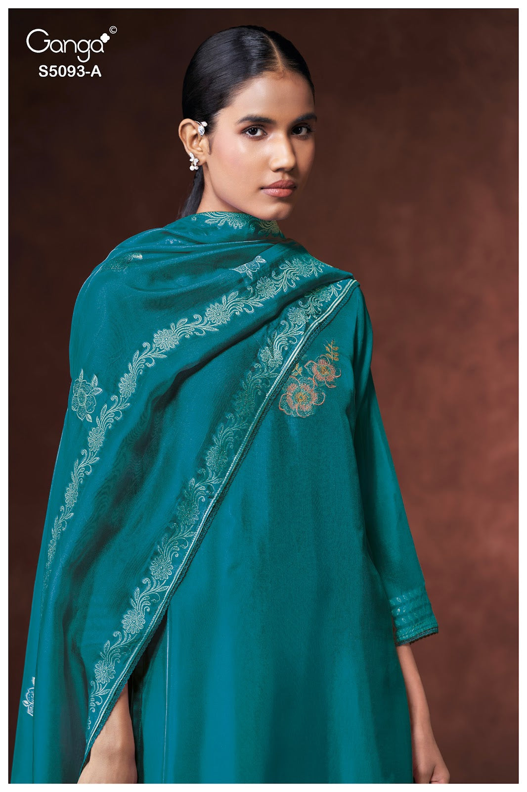 Veya S5093 Ganga Woven Silk Pant Style Suits Manufacturer Gujarat