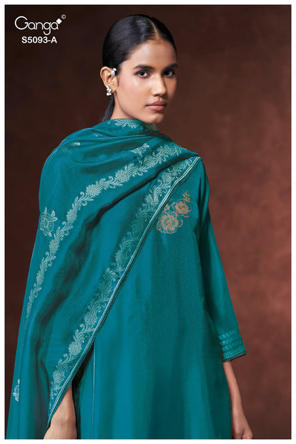 Veya S5093 Ganga Woven Silk Pant Style Suits Manufacturer Gujarat