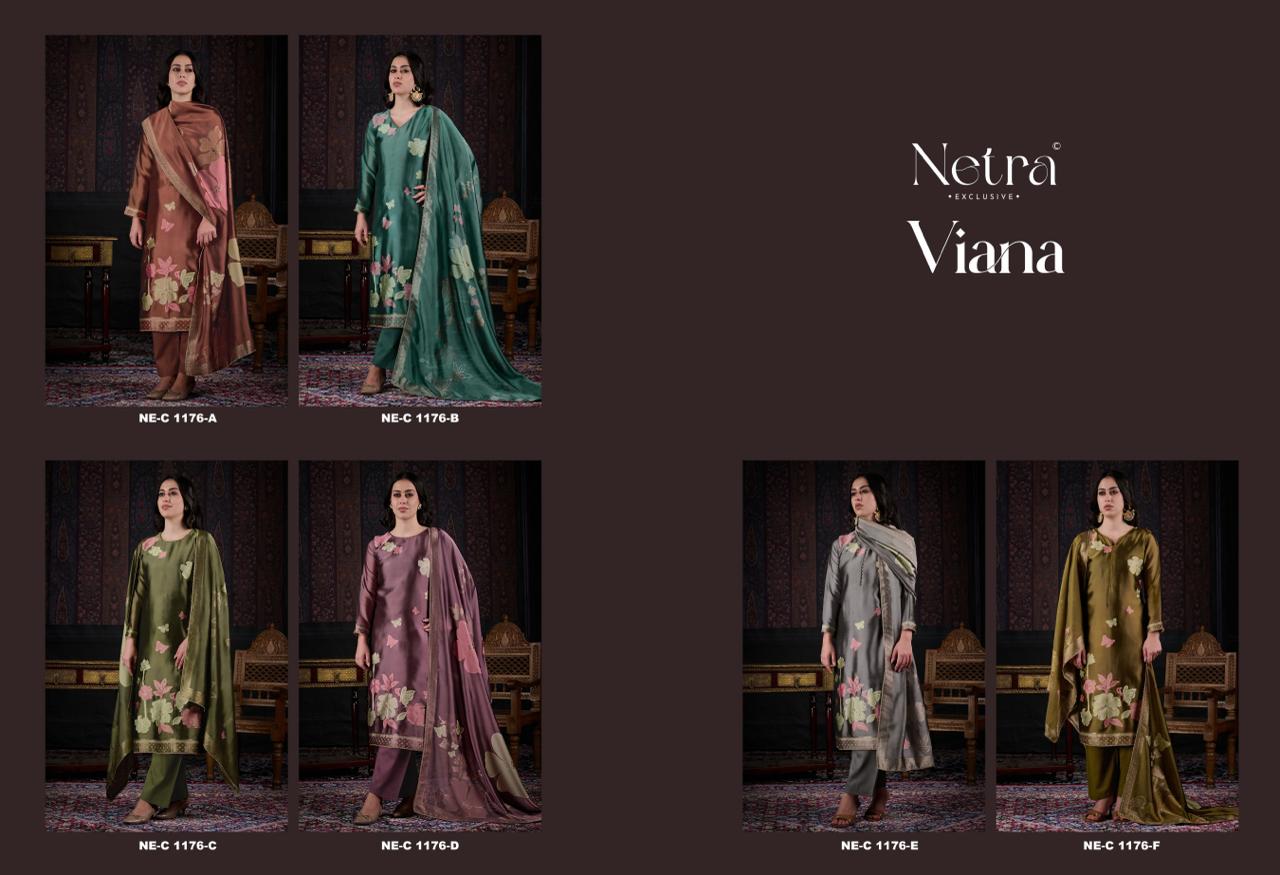 Viana Netra Viscose Pant Style Suits Wholesaler India