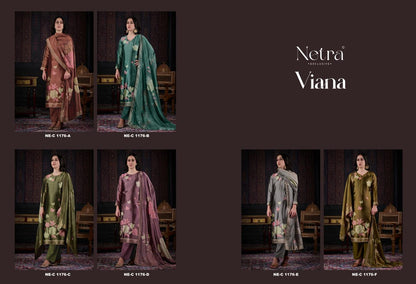 Viana Netra Viscose Pant Style Suits Wholesaler India