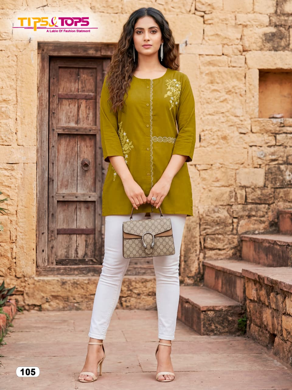 Viana Tips Tops Cotton Short Kurtis Wholesale Price