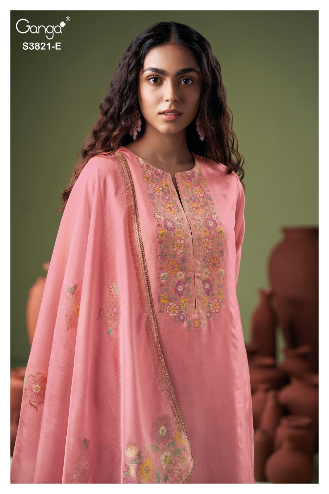 Viara 3821 Ganga Plazzo Style Suits Exporter