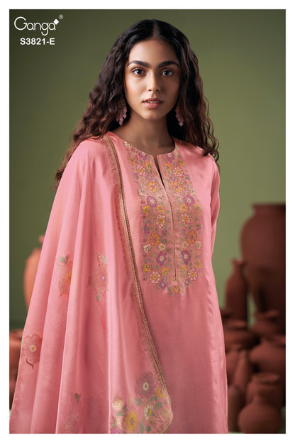Viara 3821 Ganga Plazzo Style Suits Exporter