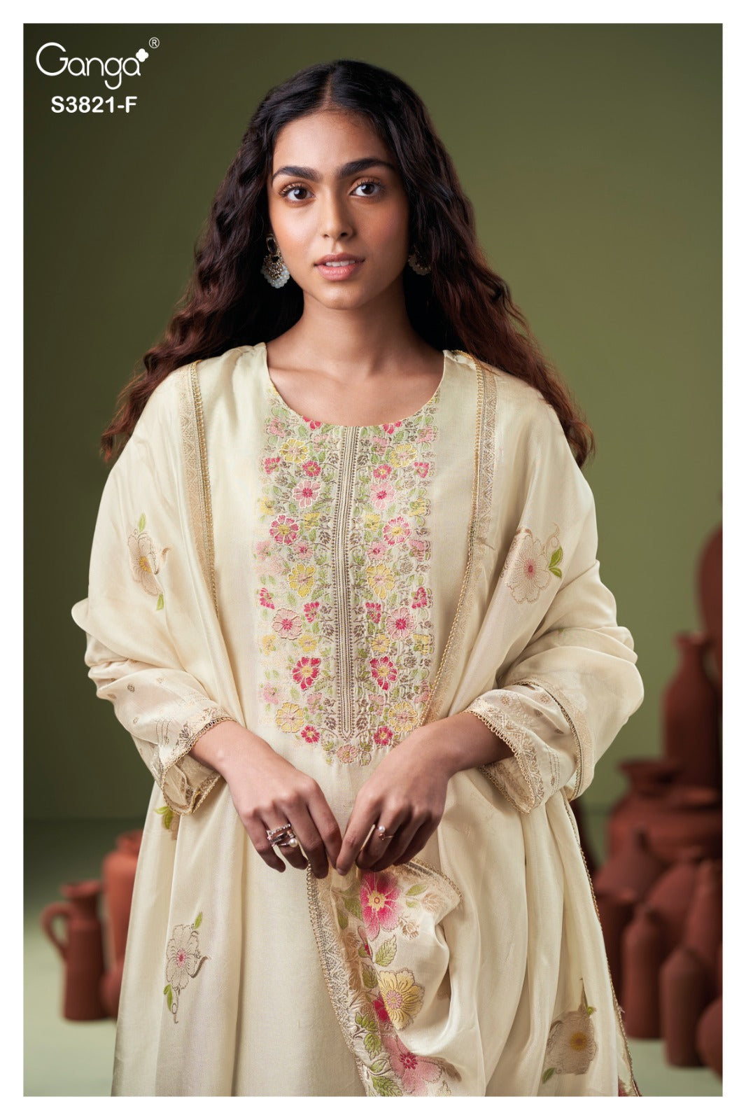 Viara 3821 Ganga Plazzo Style Suits Exporter