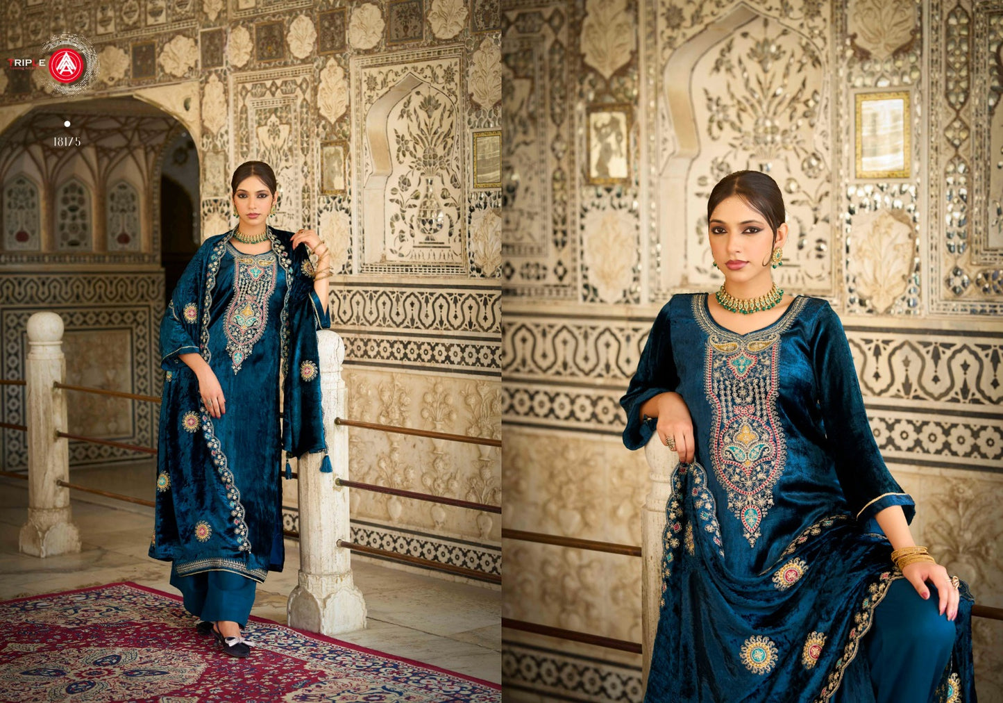 Vibecast Triple Aaa Viscose Velvet Suits Exporter Ahmedabad