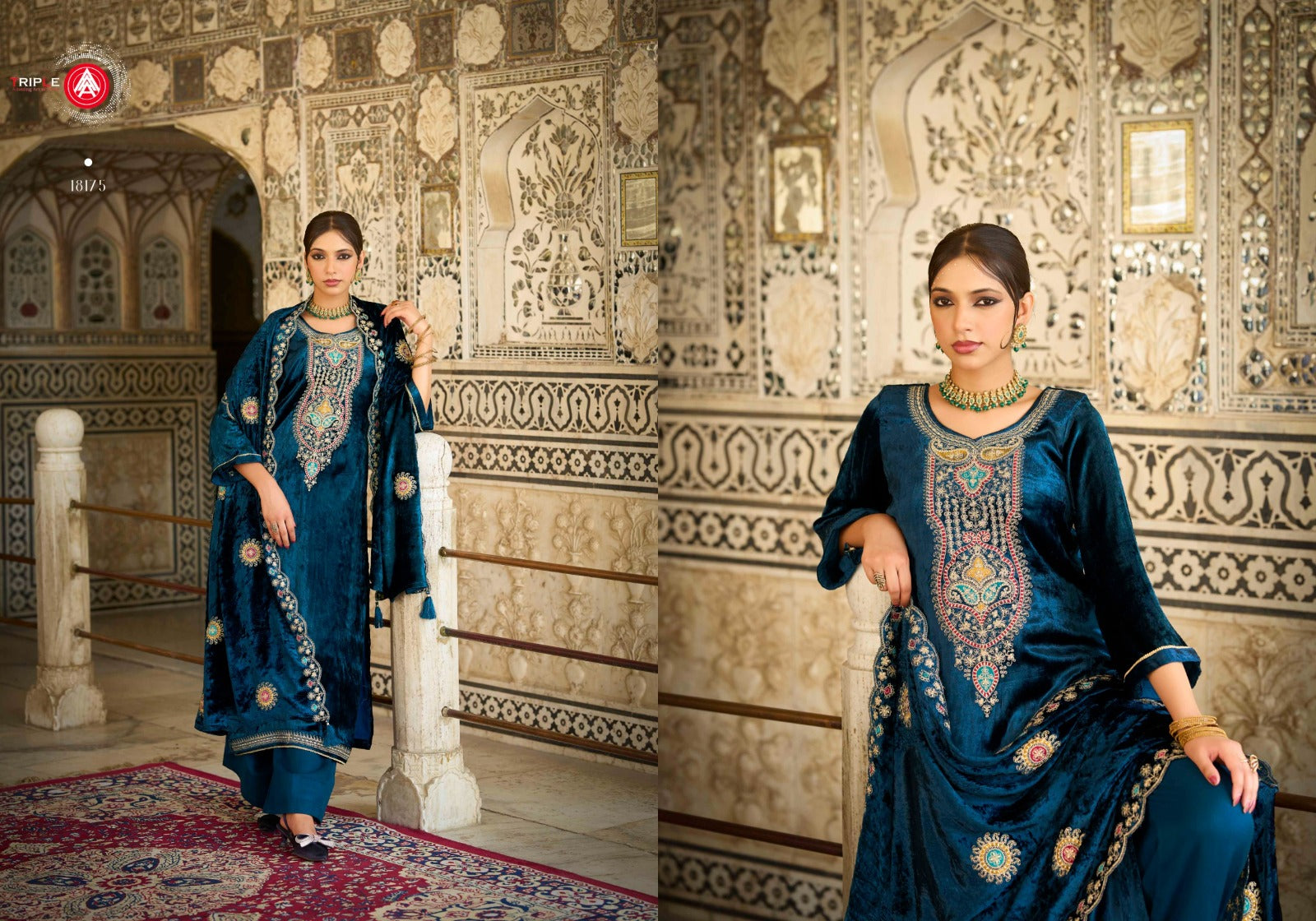 Vibecast Triple Aaa Viscose Velvet Suits Exporter Ahmedabad