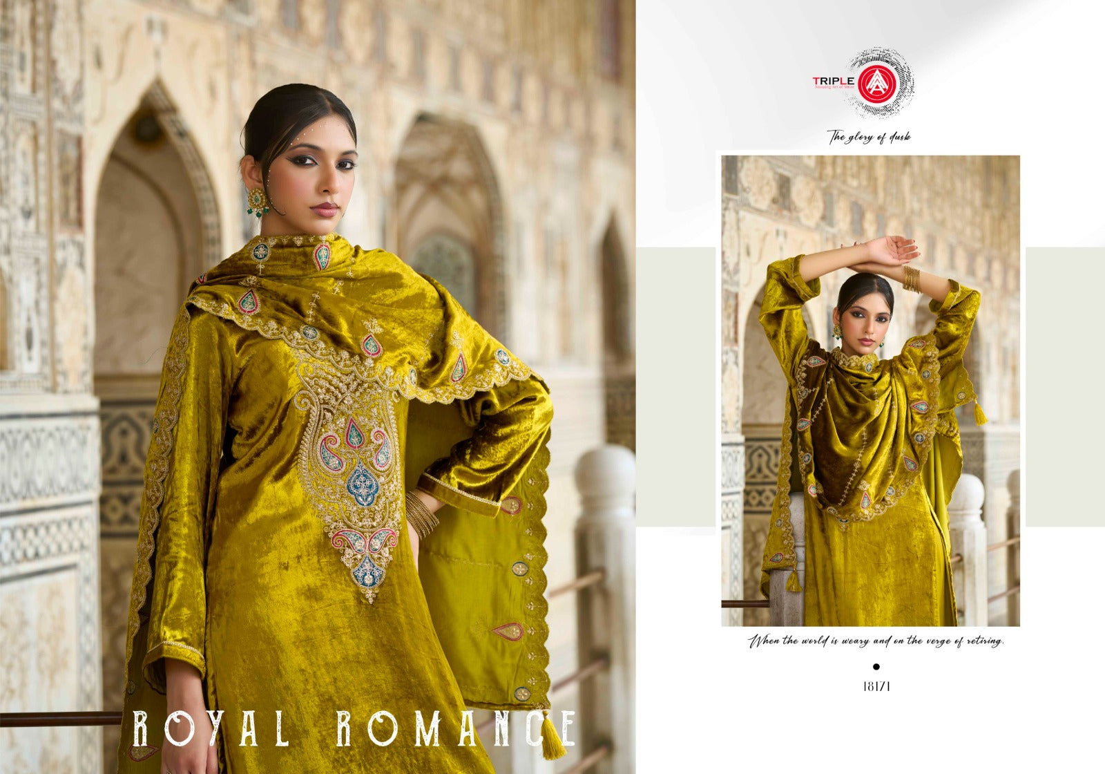 Vibecast Triple Aaa Viscose Velvet Suits Exporter Ahmedabad