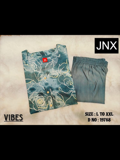 Vibes Jnx Vatican Kurti Pant Set Wholesaler Gujarat