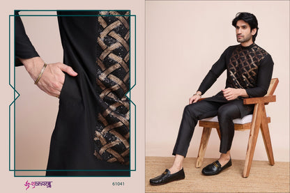 Vibes Shubhvastra Silk Mens Kurta Supplier Ahmedabad