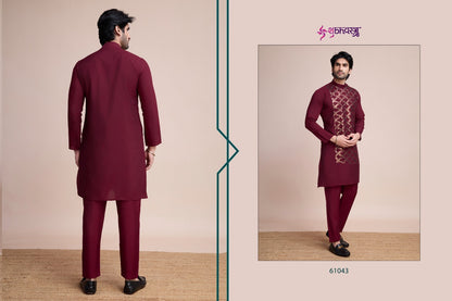 Vibes Shubhvastra Silk Mens Kurta Supplier Ahmedabad