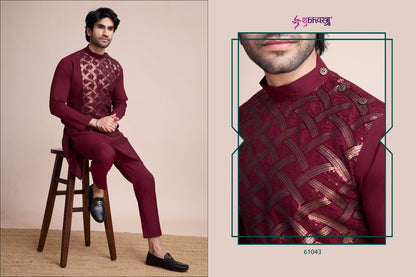 Vibes Shubhvastra Silk Mens Kurta Supplier Ahmedabad