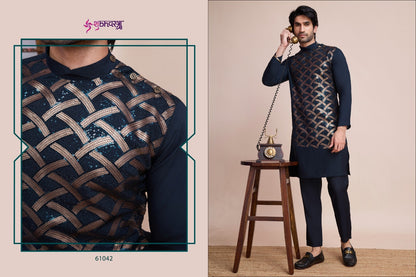 Vibes Shubhvastra Silk Mens Kurta Supplier Ahmedabad