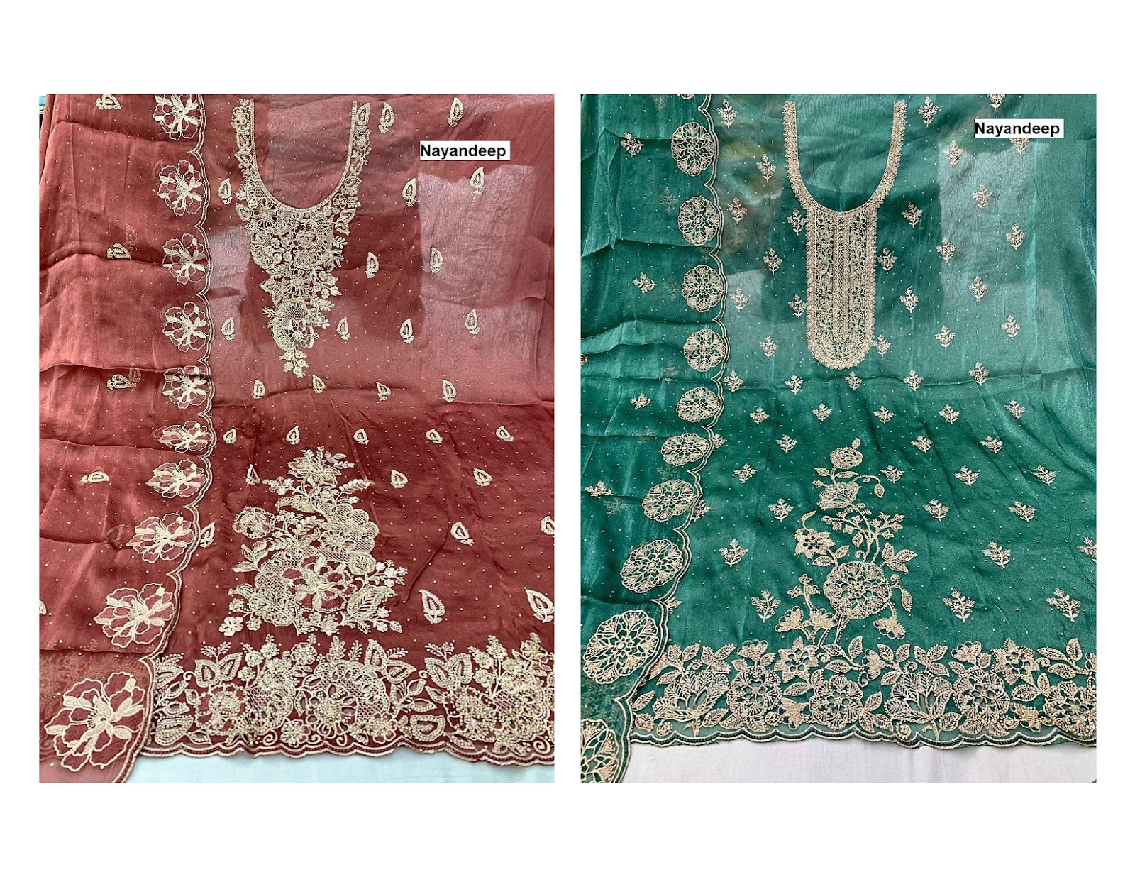 Vibha Nayandeep Silk Salwar Suits Wholesaler Ahmedabad