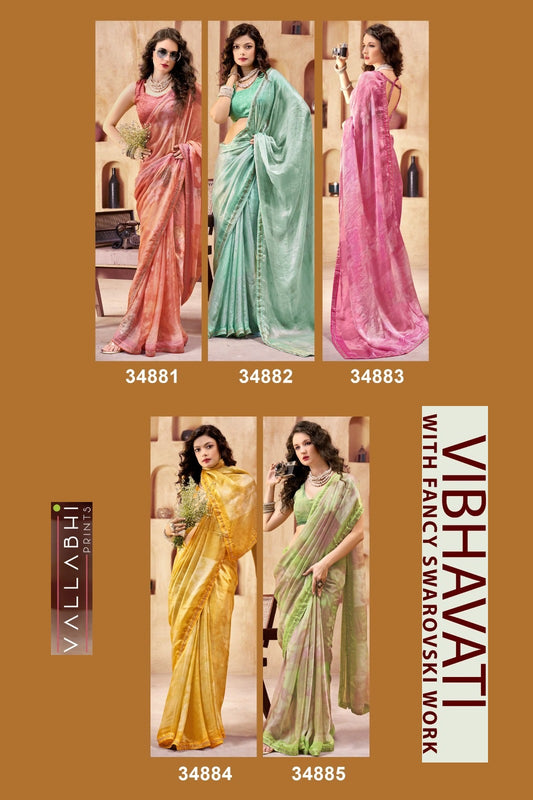 Vibhavati Vallabhi Prints Sarees Wholesale Price