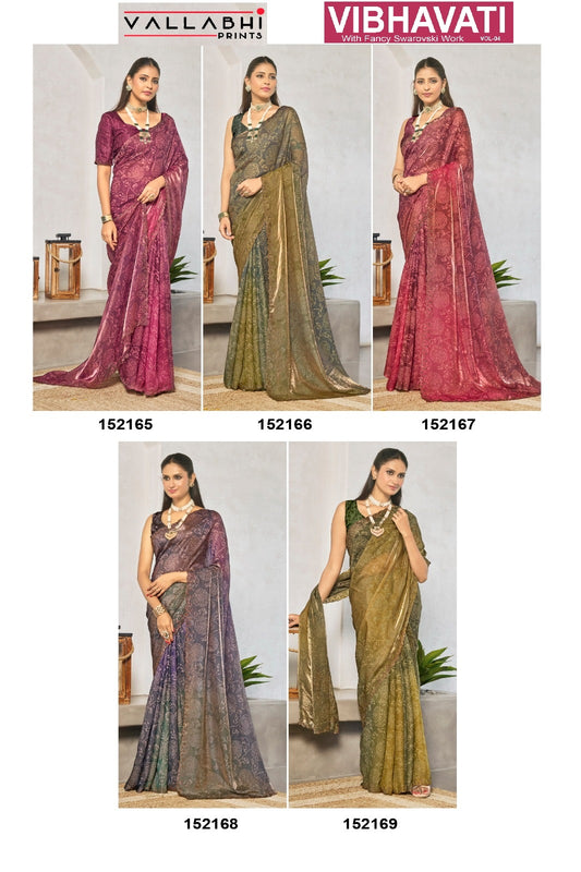 Vibhavati Vol 4 Vallabhi Prints Sarees Supplier India