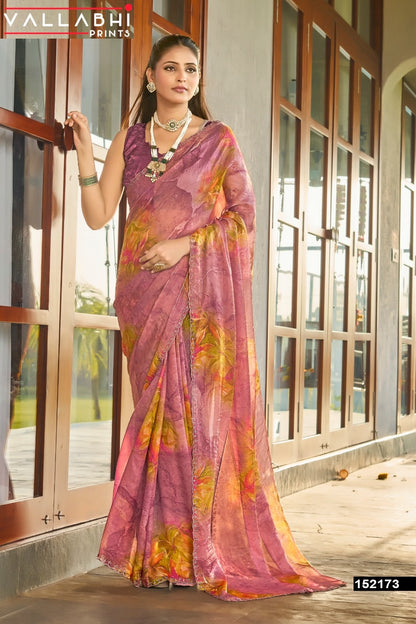 Vibhavati Vol 5 Vallabhi Prints Sarees Supplier Ahmedabad