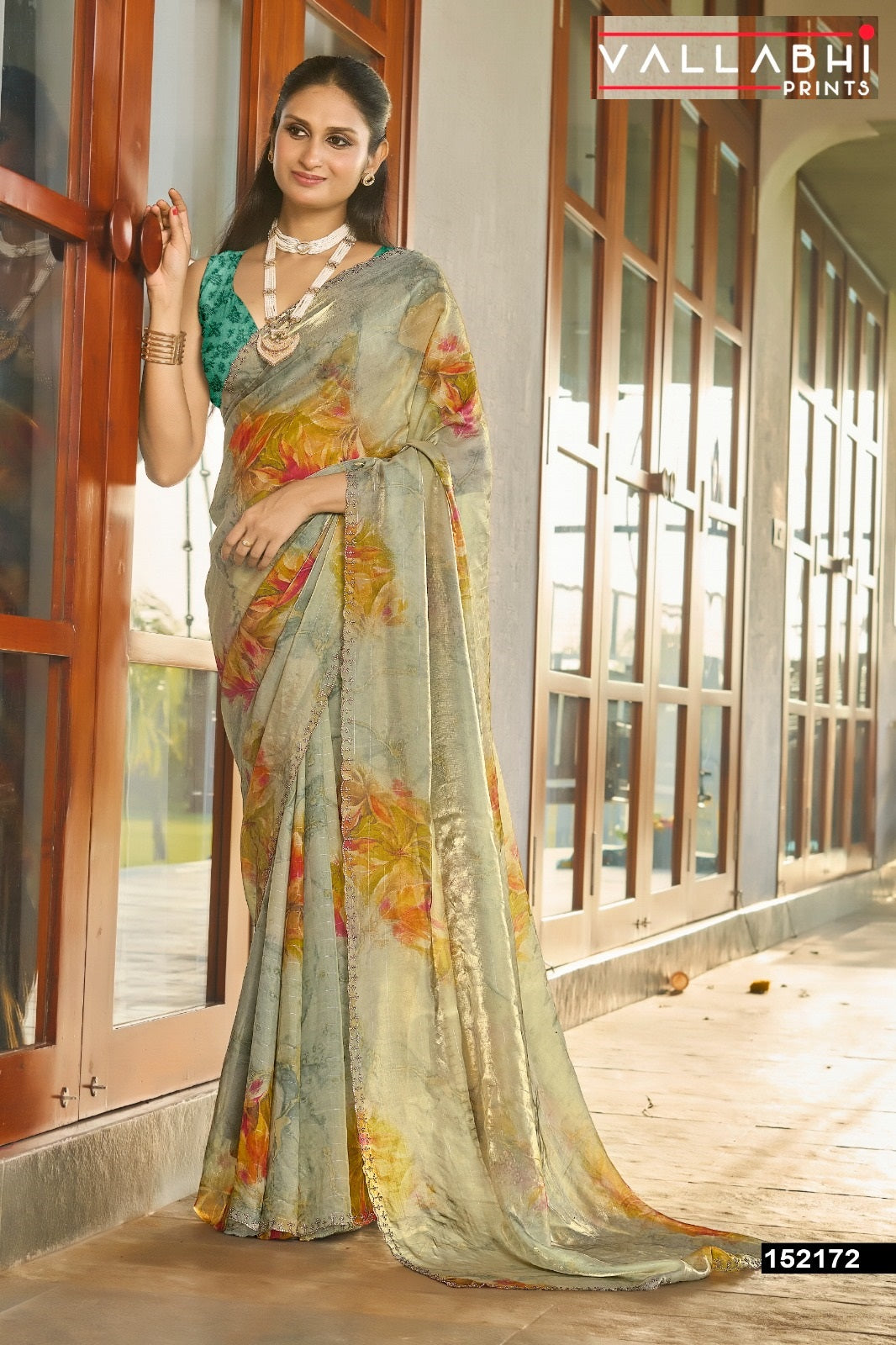Vibhavati Vol 5 Vallabhi Prints Sarees Supplier Ahmedabad