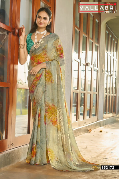 Vibhavati Vol 5 Vallabhi Prints Sarees Supplier Ahmedabad