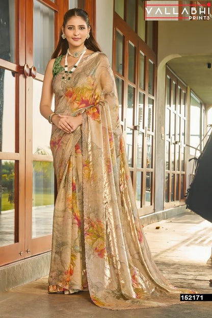 Vibhavati Vol 5 Vallabhi Prints Sarees Supplier Ahmedabad
