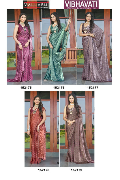 Vibhavati Vol 6 Vallabhi Prints Sarees Manufacturer Ahmedabad