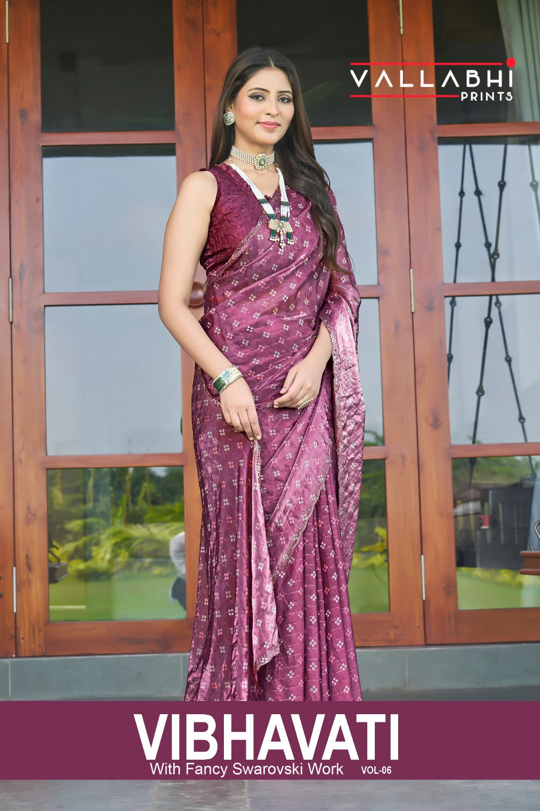 Vibhavati Vol 6 Vallabhi Prints Sarees Manufacturer Ahmedabad