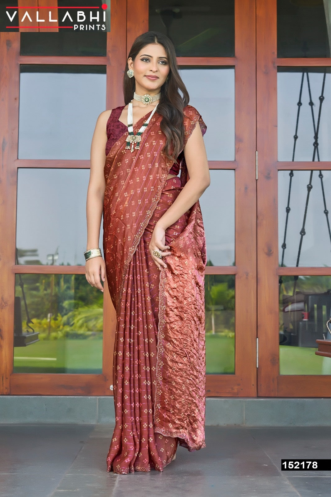 Vibhavati Vol 6 Vallabhi Prints Sarees Manufacturer Ahmedabad