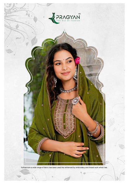 Vichitra Vol 2 Pragyan Readymade Pant Style Suits Wholesaler Ahmedabad