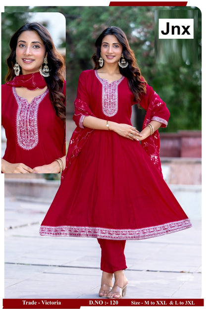 Victoria Jnx Readymade Anarkali Suits Wholesale Price