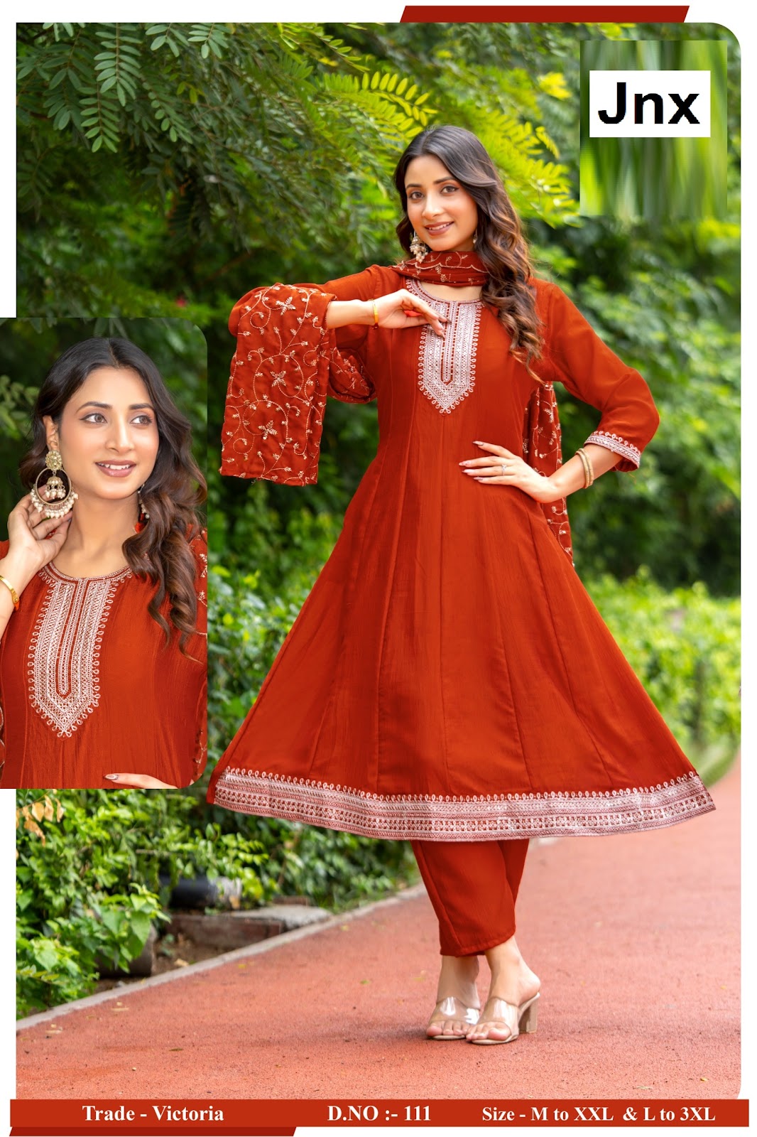 Victoria Jnx Readymade Anarkali Suits Wholesale Price