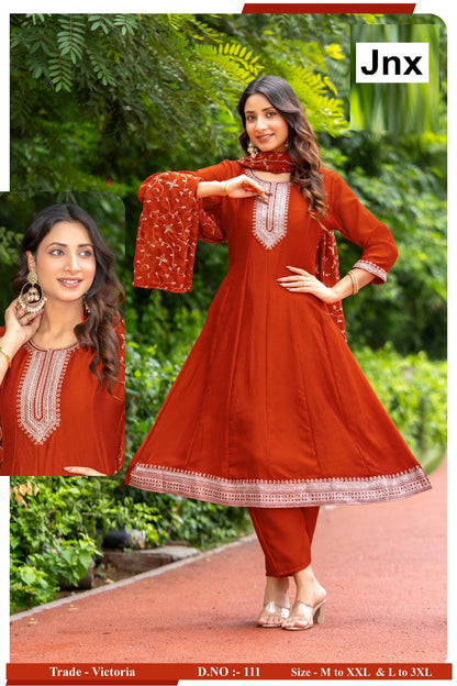 Victoria Jnx Readymade Anarkali Suits Wholesale Price
