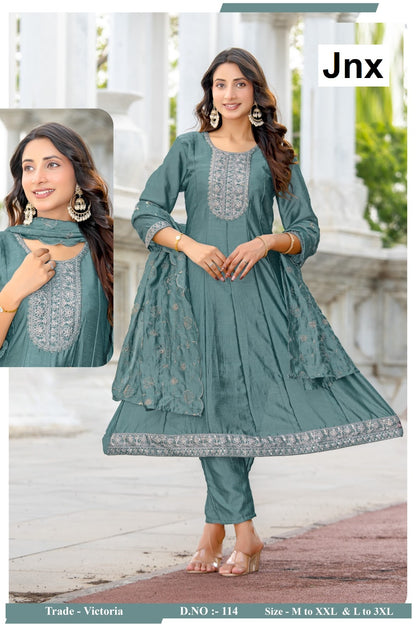 Victoria Jnx Readymade Anarkali Suits Wholesale Price