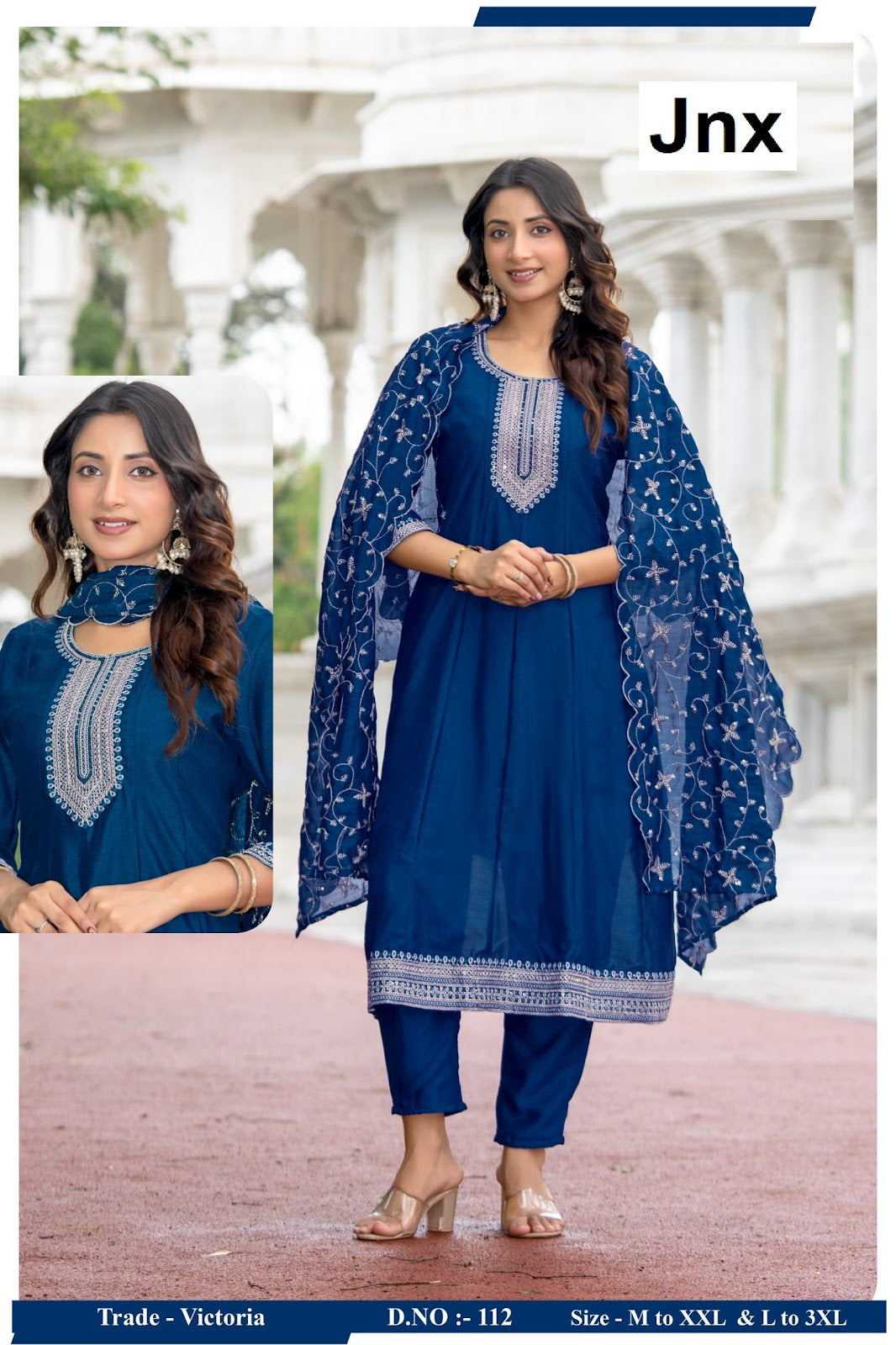Victoria Jnx Readymade Anarkali Suits Wholesale Price