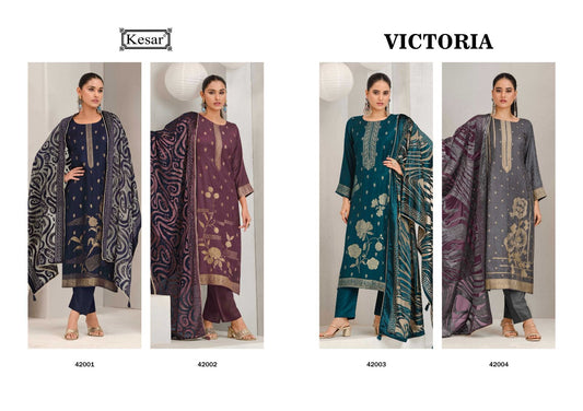 Victoria Kesar Pashmina Suits Exporter Gujarat