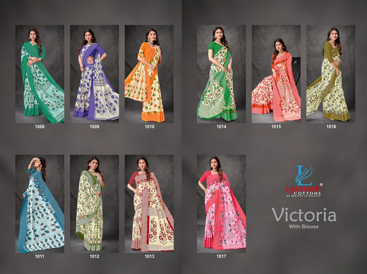 Victoria Lakhani Cotton Sarees Wholesale Price